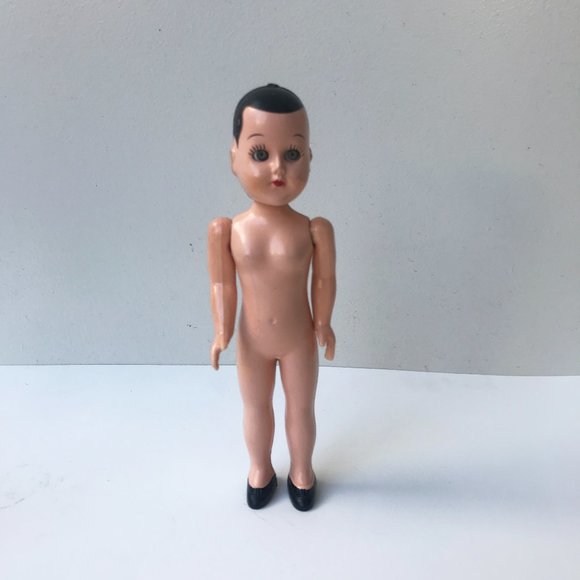 Vintage Plastic Molded Arts Company PMA Doll Movable Arms Sleeping Eyes - Picture 1 of 9